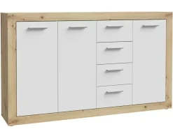 Sale Basika Baccio chene artisan / blanc mat