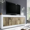Sale Basika Costa blanc brillant/poirier
