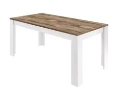 Store Basika Costa blanc brillant/poirier