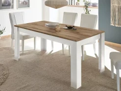 Store Basika Costa blanc brillant/poirier
