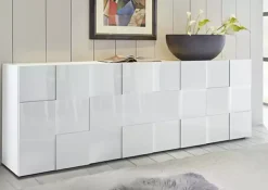 Cheap Basika Damier blanc brillant
