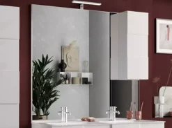 Store Basika Damier salle de bain