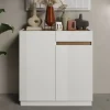 Fashion Basika Fantasy blanc laqué/chene foncé