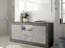 Sale Basika Ferrara oxyde noir/béton