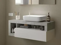 Best Basika Fribourg salle de bain blanc/béton
