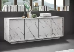 Outlet Basika Ice marbre blanc