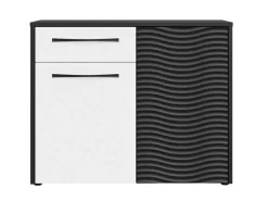 Clearance Basika Karlshamm noir/blanc brillant