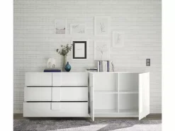 Clearance Basika Kaspi blanc brillant