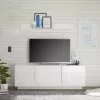 Store Basika Kaspi blanc brillant
