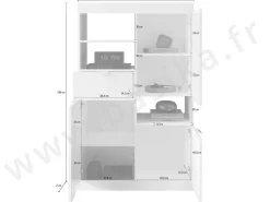 Fashion Basika Lime chene cadiz/blanc brillant