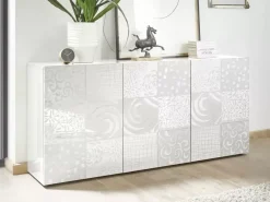 Online Basika Miranda laqué blanc sérigraphié