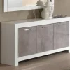 Cheap Basika Modena laquée blanc/béton