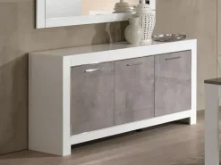 Cheap Basika Modena laquée blanc/béton