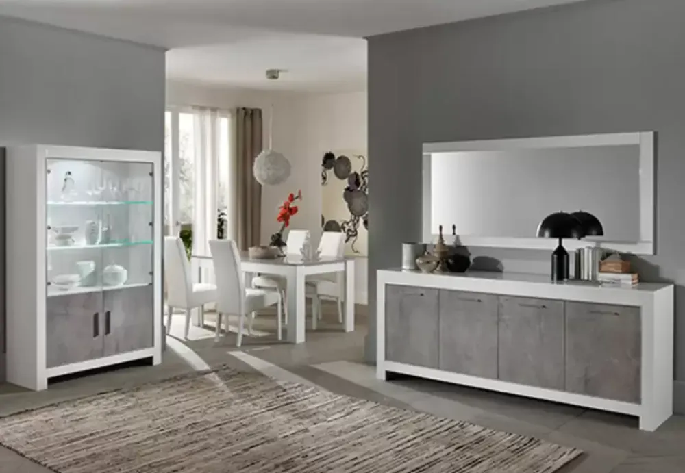 Flash Sale Basika Modena laquée blanc/béton
