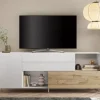 Clearance Basika Monaco blanc brillant/chene