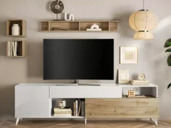 Best Basika Monaco blanc brillant/chene