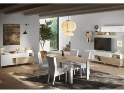 Discount Basika Monaco blanc brillant/chene