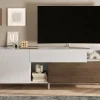 Sale Basika Monaco blanc brillant/chene foncé