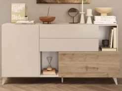 New Basika Monaco gris clair/chene