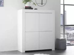 Fashion Basika Rapallo blanc laqué mat