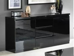 Sale Basika Roma laqué noir