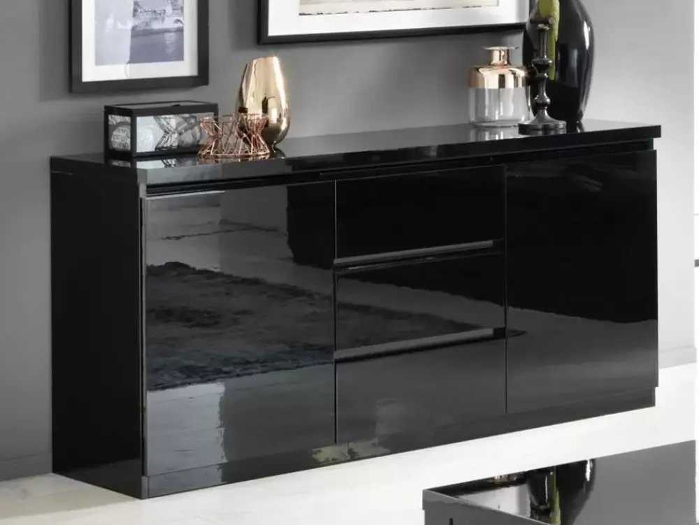 Sale Basika Roma laqué noir
