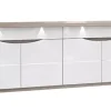 Best Basika Saint tropez chene cendré/blanc brillant