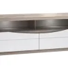 Hot Basika Saint tropez chene cendré/blanc brillant