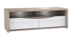 Hot Basika Saint tropez chene cendré/blanc brillant