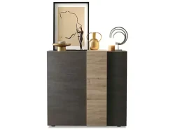 Store Basika Venus gris graphite/chene kadiz